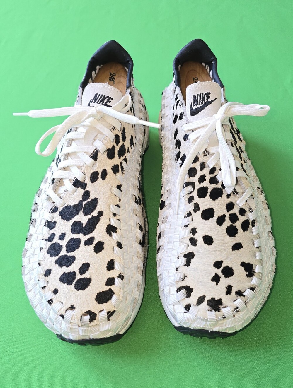 Nike Air Footscape Woven Cow Print White Shoes Men’s 11 / W 12.5 FB1959-102